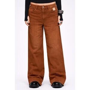 Outlaw Rust Wide Leg Jeans